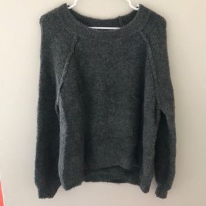 Slouchy grey sweater